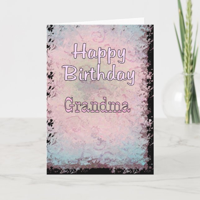 Carte Bonne grand-mère d'anniversaire (Devant)