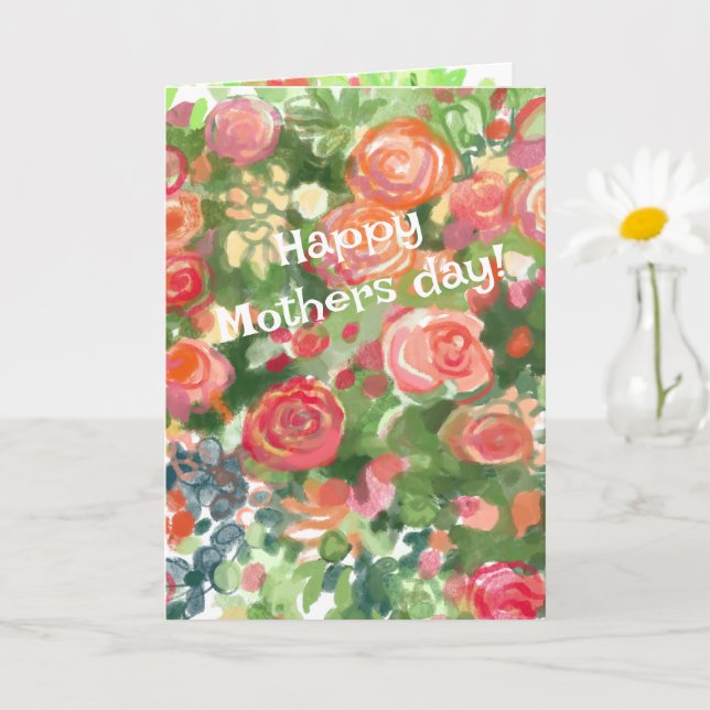 Carte Bonne journée des mères ! (Petite plante)