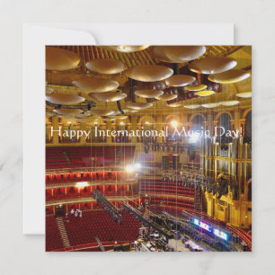 Carte Bonne Journée internationale de la musique !