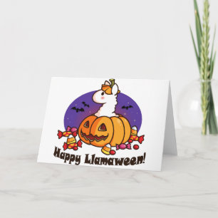 Carte Bonne Llamaween