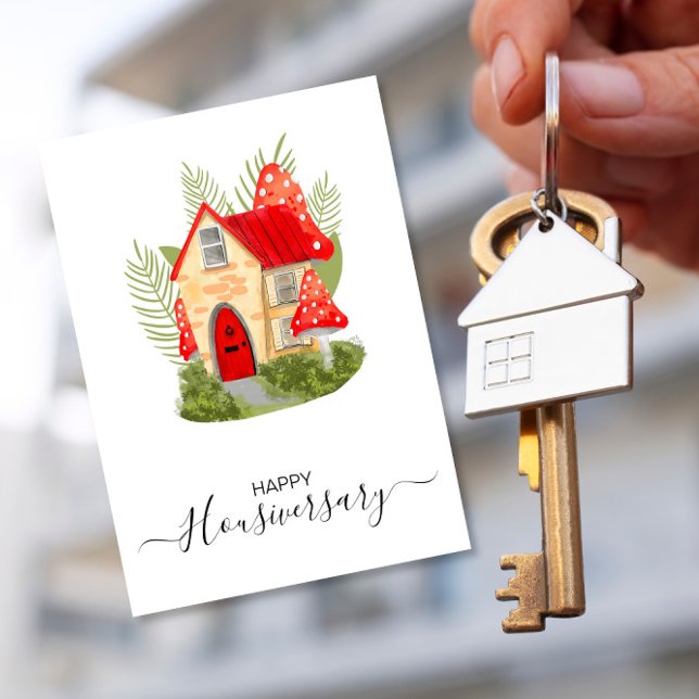 Carte Bonne maison anniversaire maison maison fée maison (Créateur téléchargé)