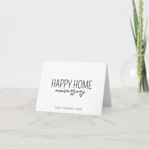 Carte Bonne maison Anniversaire Réalité