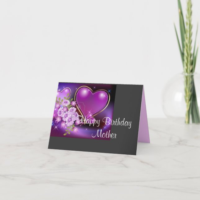Carte Bonne maman d'anniversaire (Devant)