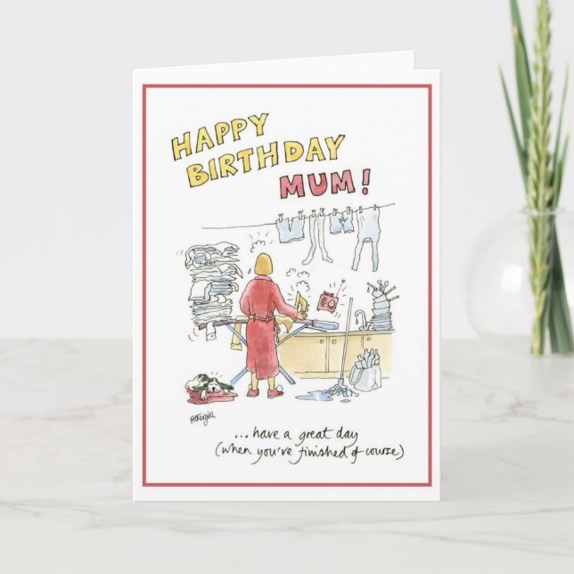 Carte Bonne maman d'anniversaire (Devant)
