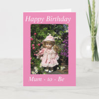 Bonne maman d'anniversaire - à - Be card