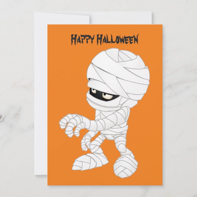 Carte Bonne maman d'Halloween (Devant)
