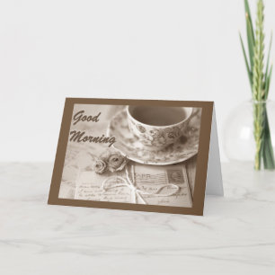 CARTE BONNE MATINÉE ET BONNE JOURNÉE *VOTRE ANNIVERSAIRE