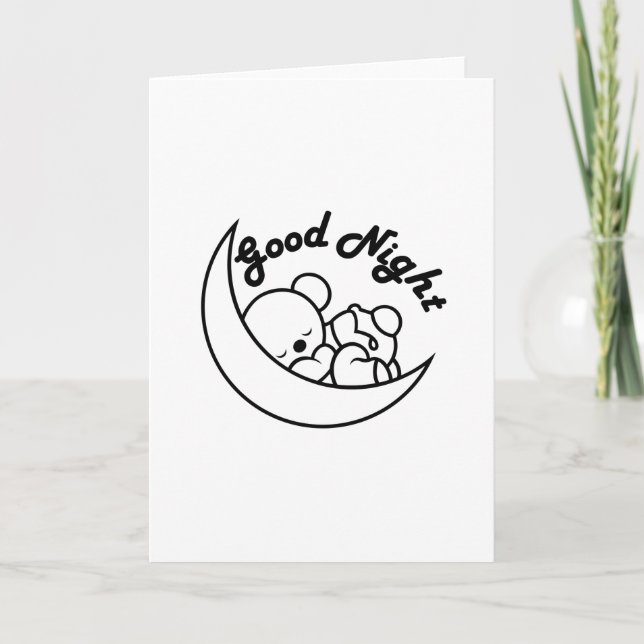 CARTE BONNE NUIT (Devant)