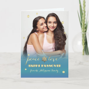 Carte Bonne Pâque. Photo personnalisée