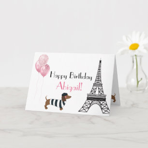 Carte Bonne Parties scintillant d'anniversaire Pink Hear