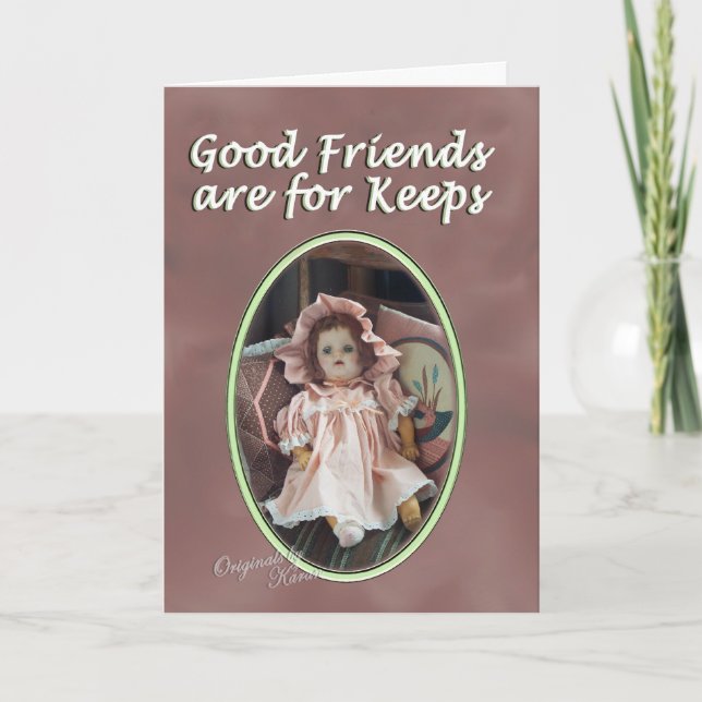 Carte Bonne personnaliser d'amis (Devant)