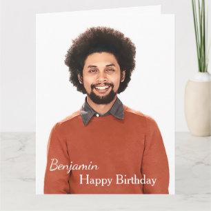 Carte Bonne photo d'anniversaire Big 8,5" x 11" Personna