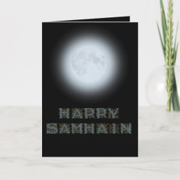 Carte Bonne Pleine lune Samhain