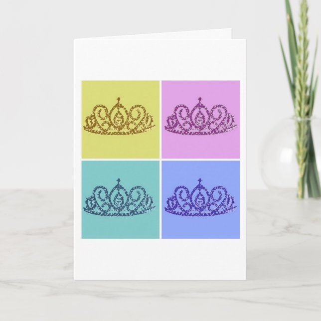Carte Bonne princesse d'anniversaire (Devant)