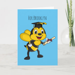 Carte Bonne remise des diplômes des abeilles