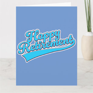 Carte Bonne retraite édition bleue
