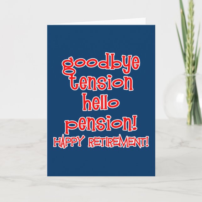 Carte Bonne retraite ! T-shirts et cadeaux de retraite (Devant)