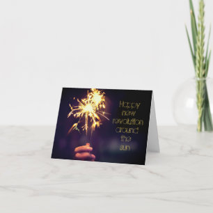 Carte Bonne révolution autour du soleil