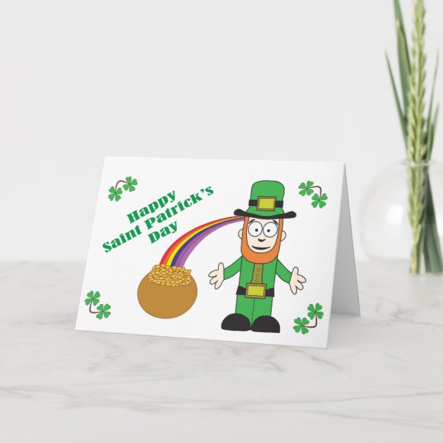 Carte Bonne Saint Patrick's Day (Devant)