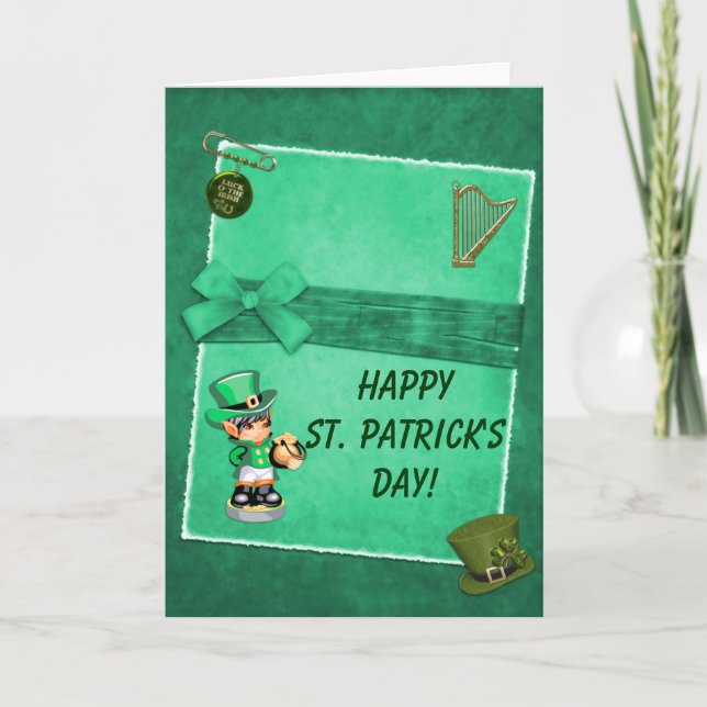 Carte Bonne Saint Patrick's Day (Devant)