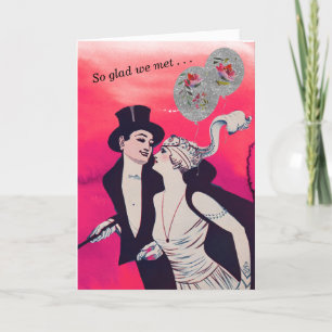 Carte Bonne Saint-Valentin Vintage