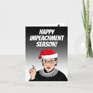 Carte Bonne saison d'impeachment de RBG