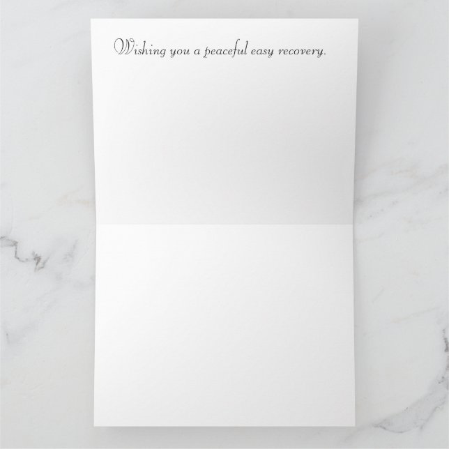 Carte Bonne santé, vous souhaitez une restauration facil (Intérieur)