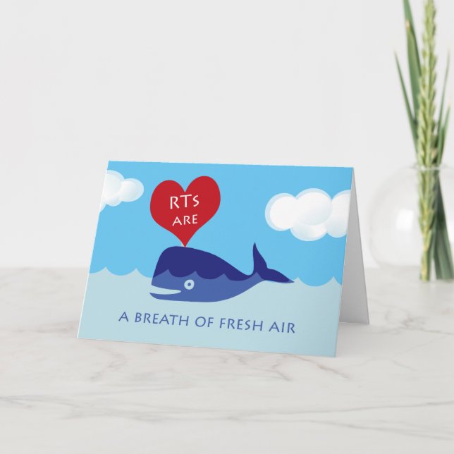 Carte Bonne Semaine nationale de la thérapie respiratoir (Devant)