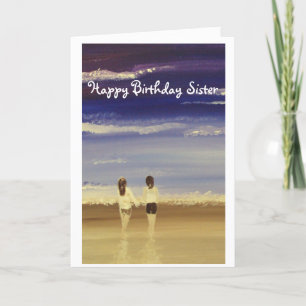 Carte Bonne soeur d'anniversaire