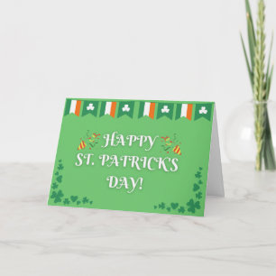 Carte Bonne St. Patrick's Day Shamrock vert