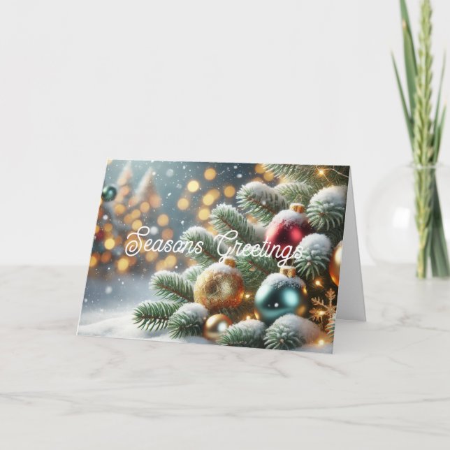 Carte Bonnes Fêtes (Devant)