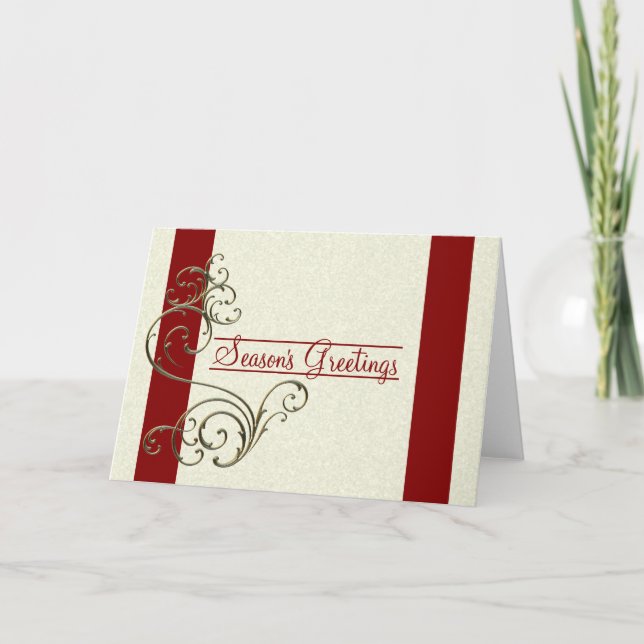 Carte Bonnes Fêtes (Devant)