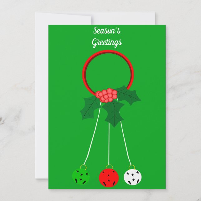 Carte Bonnes Fêtes (Devant)