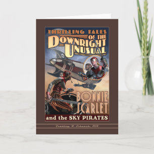 Carte Bonnie Scarlet & Sky Pirates Greeting Card