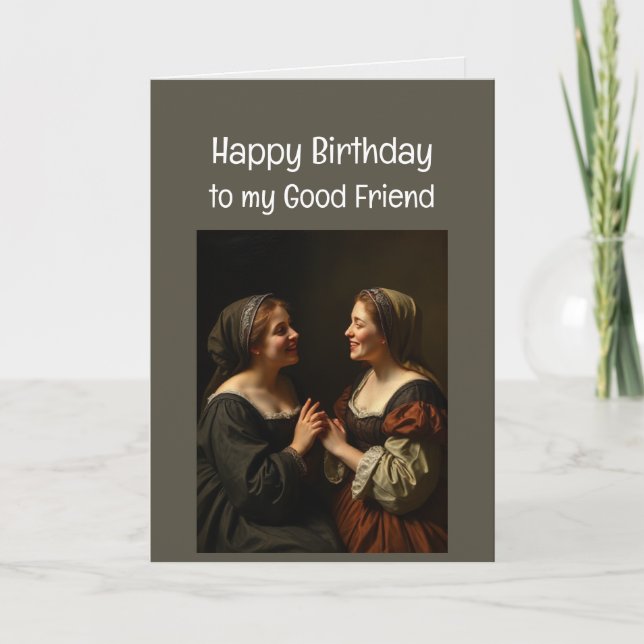 Carte Bons amis Amour d'anniversaire (Devant)