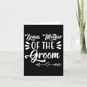 Carte Bonus Mère De La Groom Mariage Fête Famille Bri