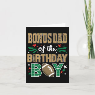 Carte Bonus Papa De L'Anniversaire Garçon Football Anniv