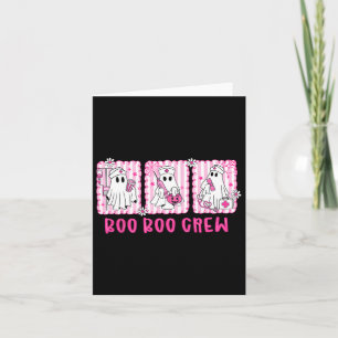 Carte Boo Boo Crew Saison Éffrayante Happy Halloween drô