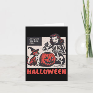 Carte Boo Boo Infirmière d'équipage Halloween Fantôme Sq