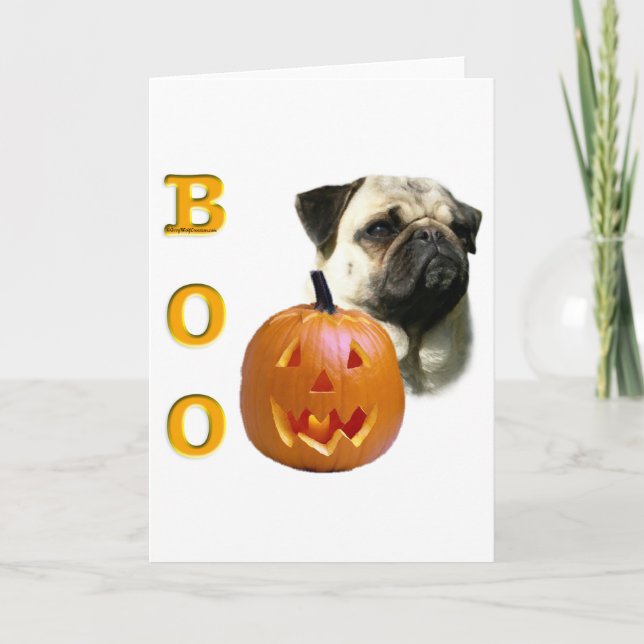 Carte Boo carlin (fawn) (Devant)