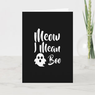 Carte Boo-catoween-halloween-drôle