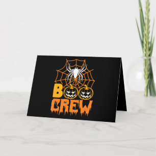 Carte Boo Citrouille Halloween Spider Nurse Halloween Pa