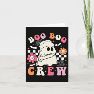 Carte Boo Crew Nurse Halloween tenues pour femmes Hommes