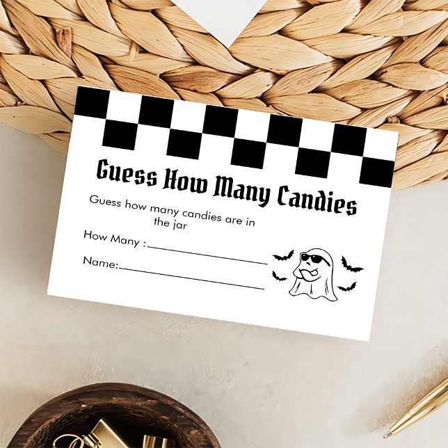 Carte Boo Funny Halloween Party (Créateur téléchargé)