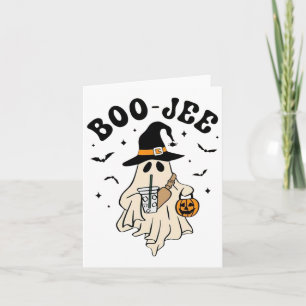 Carte Boo Jee Ghost Cute Drôle Halloween