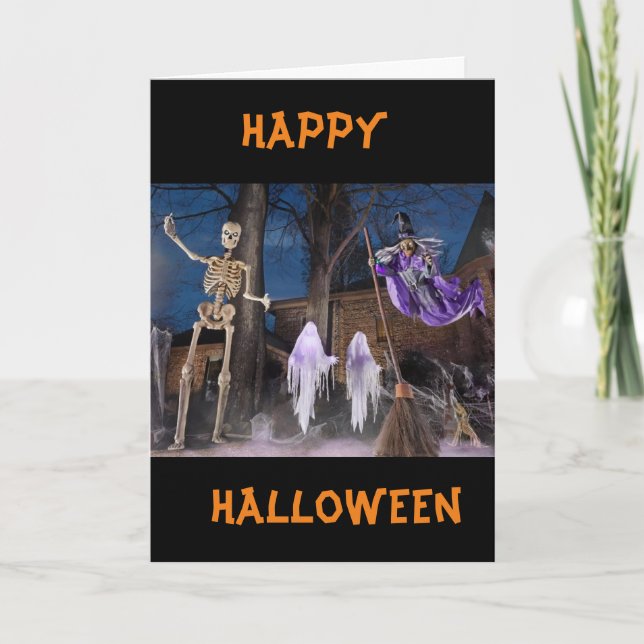 CARTE "BOO POUR VOUS" ET "JOYEUX HALLOWEEN (Devant)