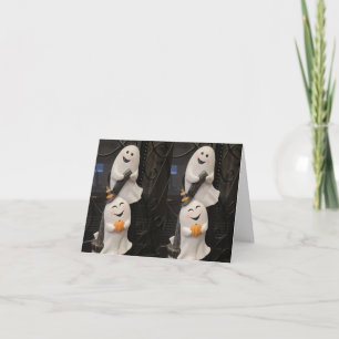 CARTE **BOO TO YOU / HAPPY HALLOWEEN AUSSI**