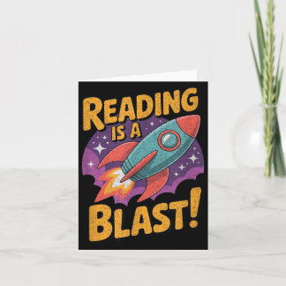 Carte Book Lover Kids and Adults Reading is a Blast