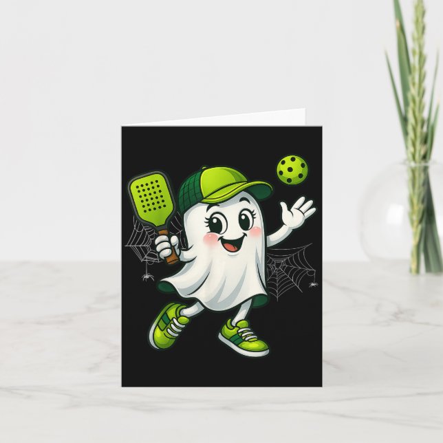 Carte Boom Ghost Halloween Ckleball Ckle Ball Mens femme (Devant)