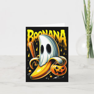Carte Boonana Ghost Nana Funny Halloween Costume Art